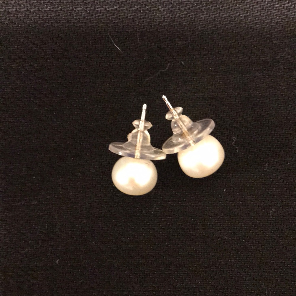 Genuine Grade A Pearl Stud Earrings